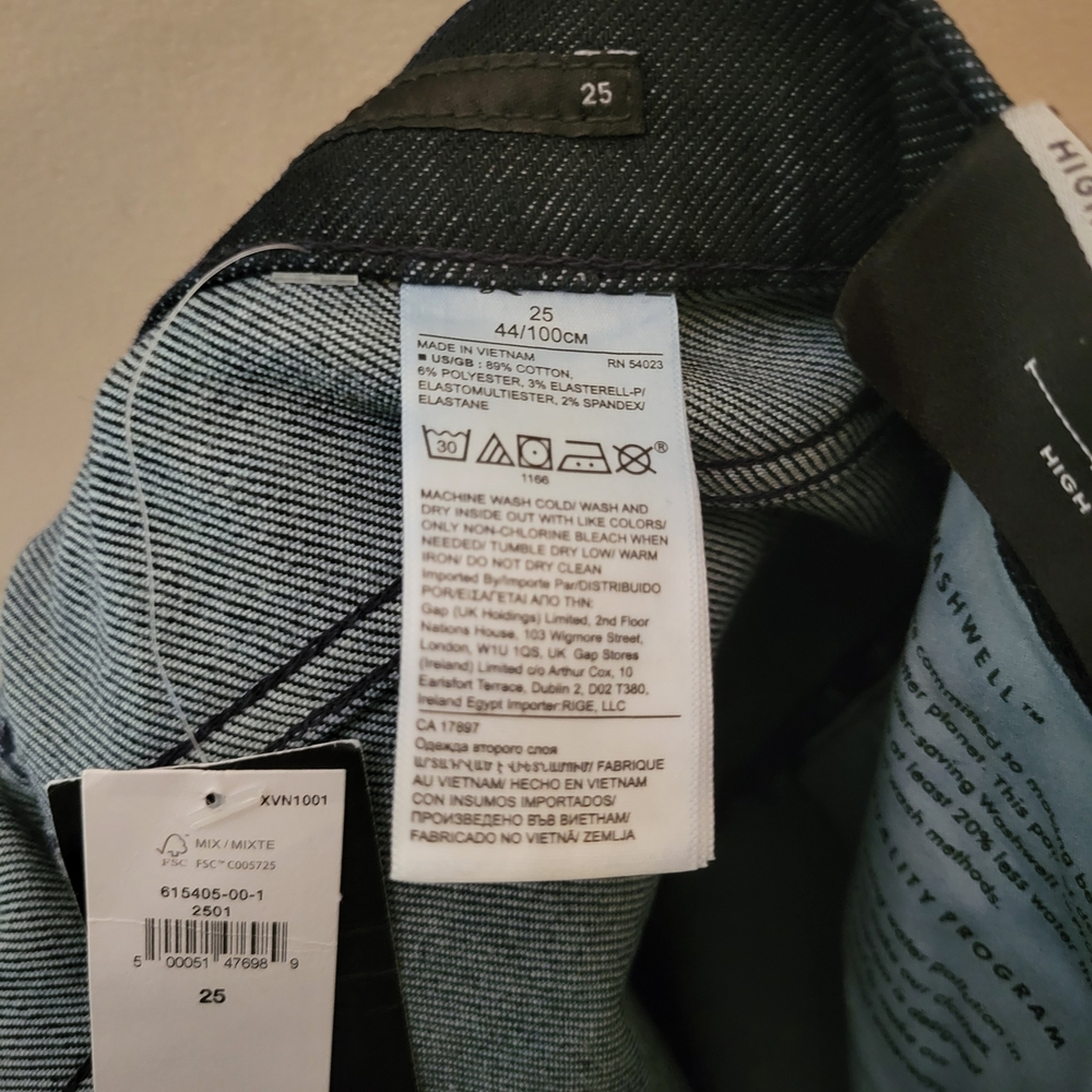 Banana Republic Women's High-Rise Dark Indigo Skinny Jeans - Picture 5 of 7